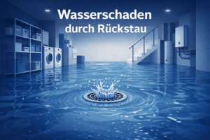 Wasserschaden Keller Rückstau