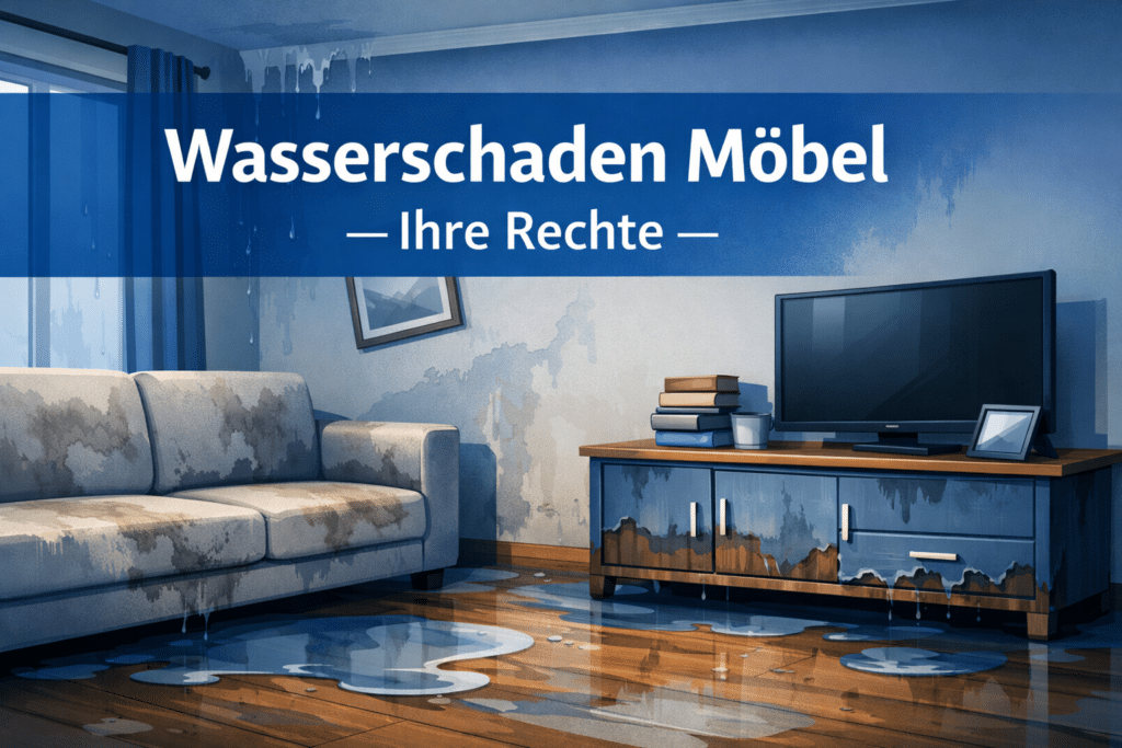Wasserschaden Möbel