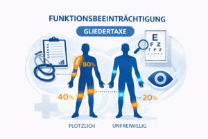 funktionsverlust unfall