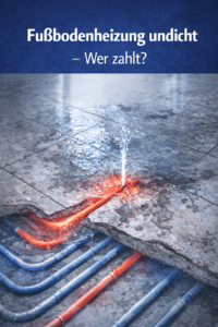 fußbodenheizung leck